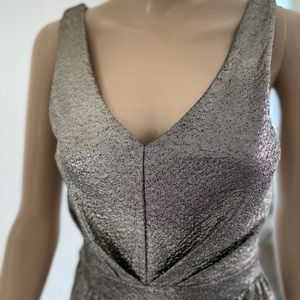 Shiny metallic gold dress